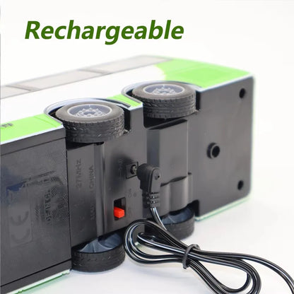 1:30 RC City Bus High Speed Racing Model RC Car School Bus Police Bus Tour Bus Realistic Beaming Lights Rubber Tires Toys Boys