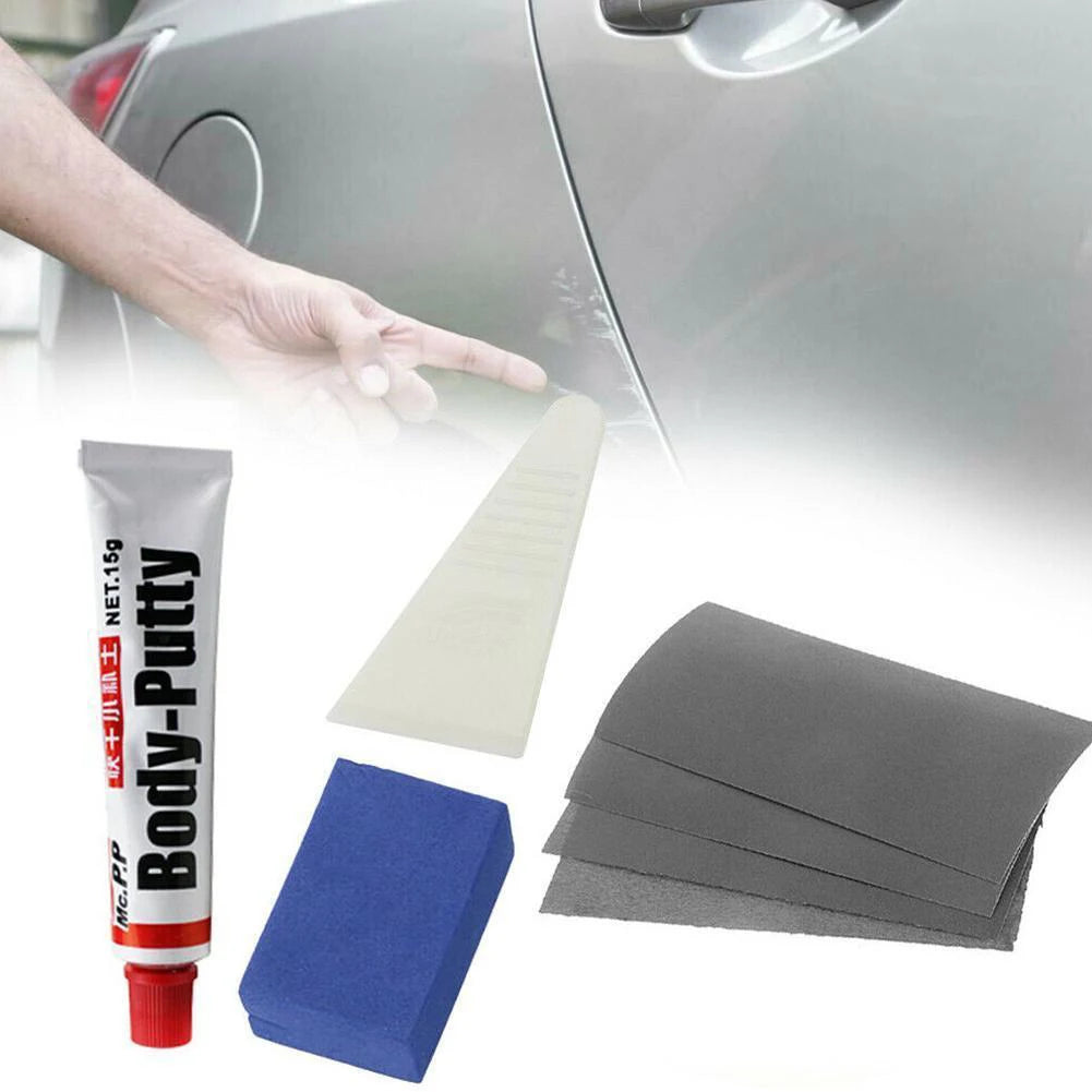 Smooth Repair Tools Scratch Filler Body Putty Assistant Car Accessories Grease Paint Repair Tool Sandpaper Pad
