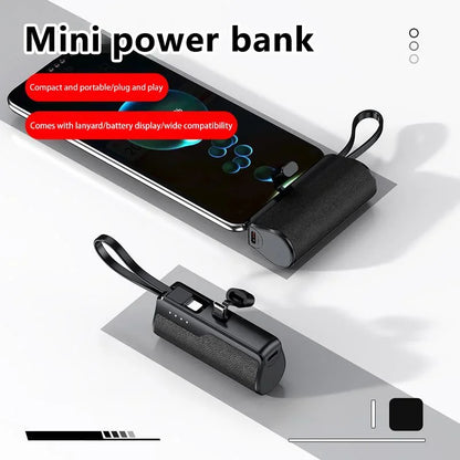 Xiaomi Power Bank 50000mAh Pocket Power Bank Portable Capsule Power Bank Fast Charging External Battery for iPhone Samsung