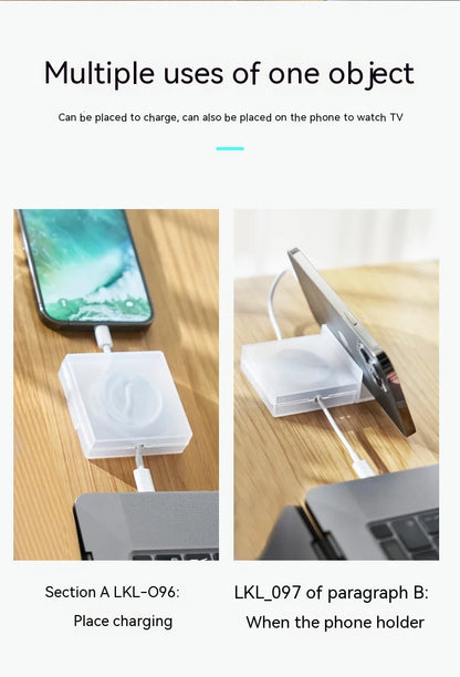 Portable Transparent Cable Organizer Cord Management Usb Cable Winder Retractable Phone Holder Charger Wire Storage Protector