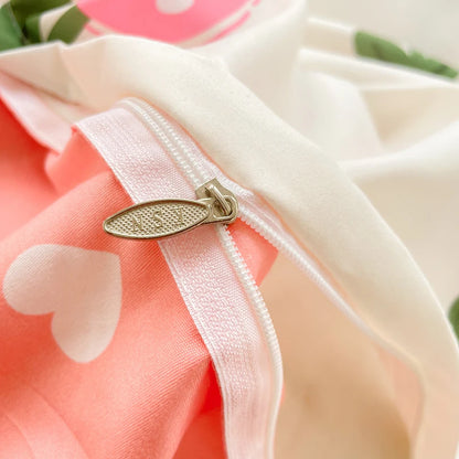 Bedding Set for Girl Boy Bedroom KIDS Modern Comforter Duvet Cover Flat Sheet Pillowcase  Home Textile Soft Bed Linen