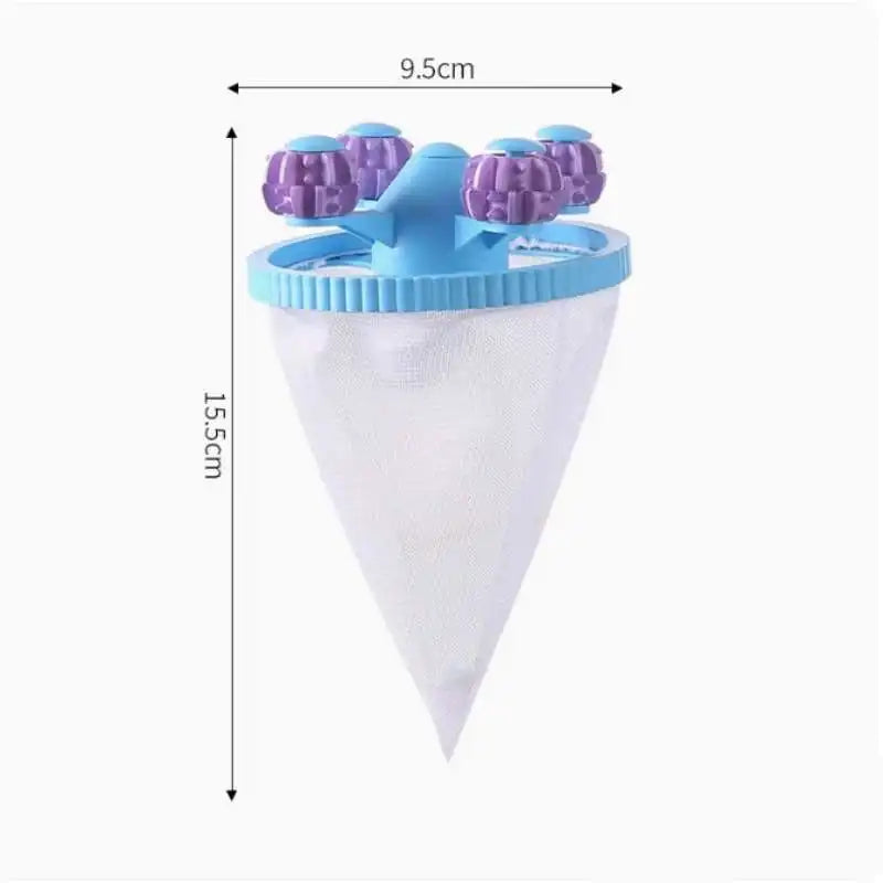 Washing Machine Filter Bag Reusable Net Laundry Ball Floating Lint Hair Catcher Pet Hair Remove Dirt Collection Dedusting Roller