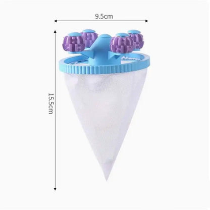 Washing Machine Filter Bag Reusable Net Laundry Ball Floating Lint Hair Catcher Pet Hair Remove Dirt Collection Dedusting Roller