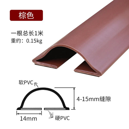 Door Bottom Guard Seal Strip Under Door Draft Stopper Energy Saving Wind Blocker Excluder Protector Door Draught Excluder Bath