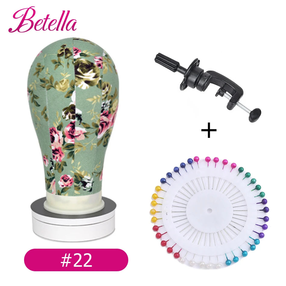 Canvas Block Head Kit Training Mannequin Wig Head Display Styling Mannequin Manikin Head Wig Stand wig head Stand