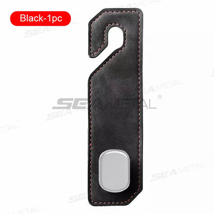 BLALION Car Seat Headrest Hook Universal Hidden Auto Hook Suede Metal Hanging Hooks Interior Seat Back Hanger Hook Accessories
