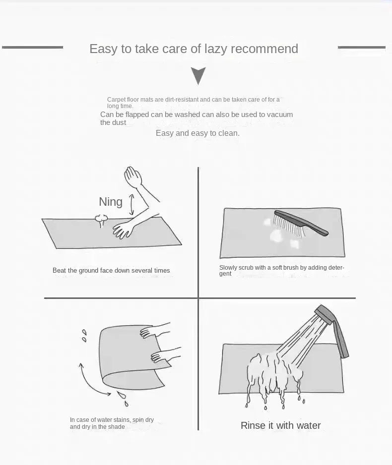 VIKAMA Retro Creative Wooden Long Floor Mats Modern Chinese Kitchen Carpet Bathroom Floor Mats Hallway Floor Mats Home Decor