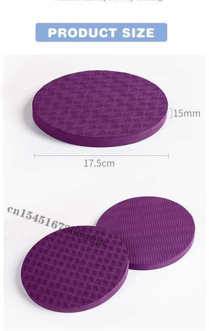 Yoga Knee Pads 2 Pack Yoga Knee Cushion Thick Exercise Pads for Knees Elbows Wrist Hands Head Foam Pilates Kneeling Pad Gym