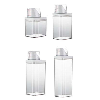 1PC High Quality Laundry Detergent Dispenser For Laundry Detergent Powder Kitchen Plastic Airtight Food Storage Containers