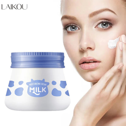 LAIKOU Milk Face Carem  Moisturizing Nourish Creams Beauty Aintenance Face Skin Care  Cosmetics ﻿55g