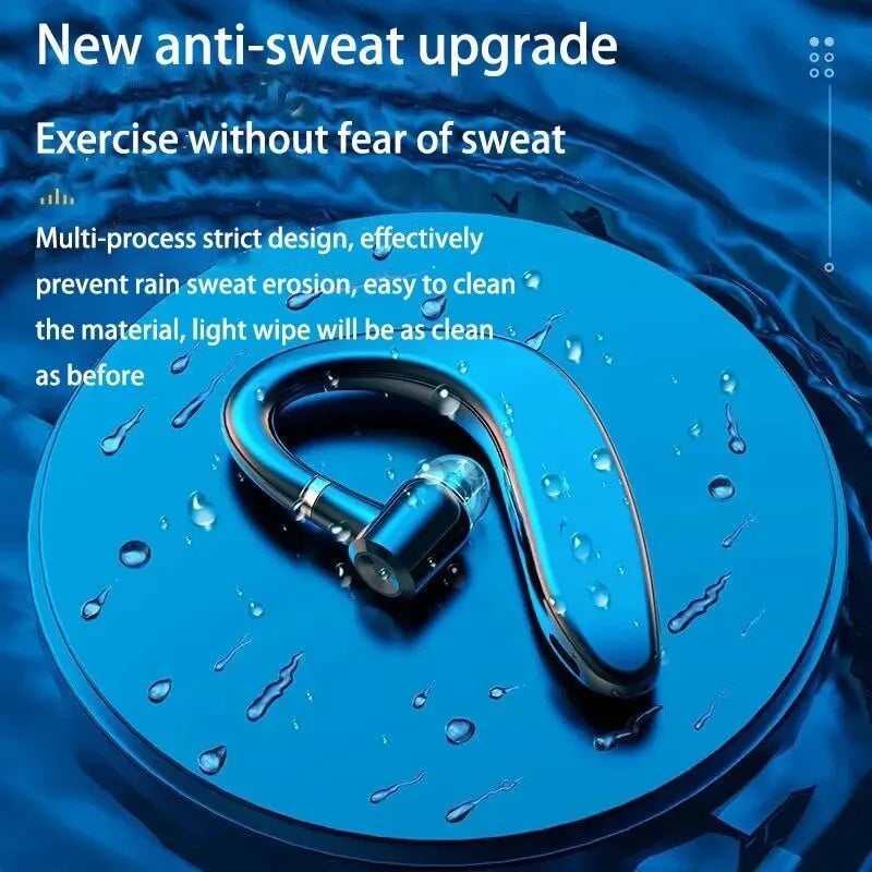 Bluetooth Headset HandsFree Wireless Business Headset Driver Call Sports Headset for iPhone Sansung Huawei Xiaomi