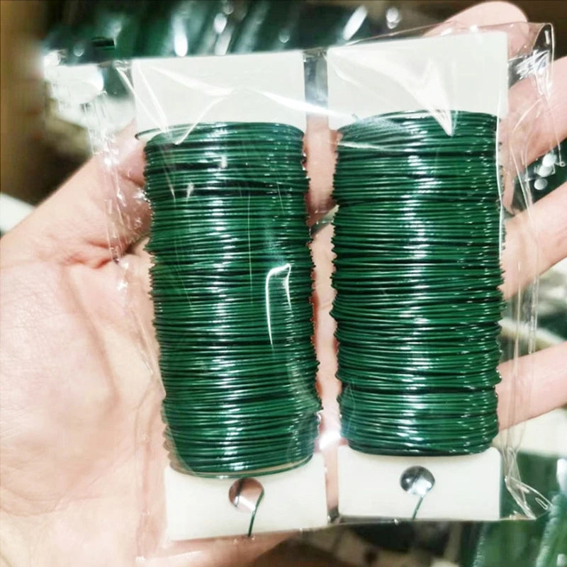 Floral Wire Paddle Wire 22 Gauge Florist Wire Wreath Wire for Wreath Making Craft Floral Flower Arrangements