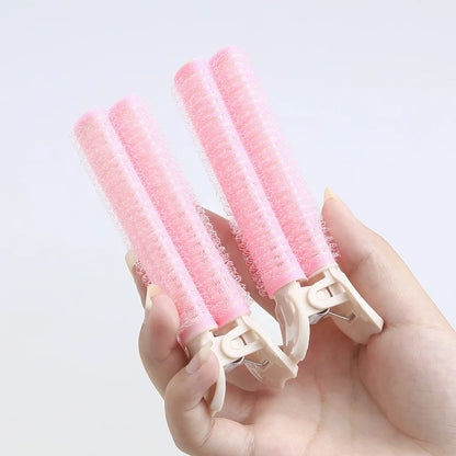 2Pcs Bangs Hair Root Fluffy Hair Clips Lazy Hair Top Styling Curling Barrel Portable Korean Hair Clips Hair Rollers