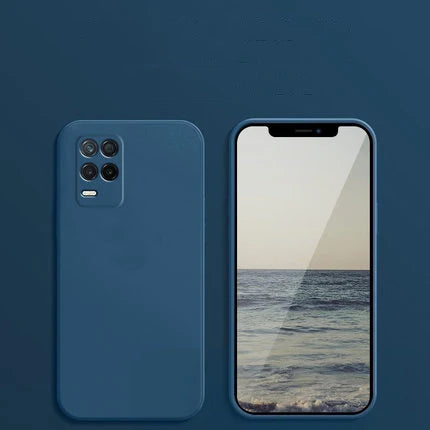For Realme 8 Pro Case Realme 10 9i 9Pro 9 Pro Plus 8i 8S 8 5G 8 8 10 Pro Plus Cover Shockproof Liquid Silicone Phone Back Case