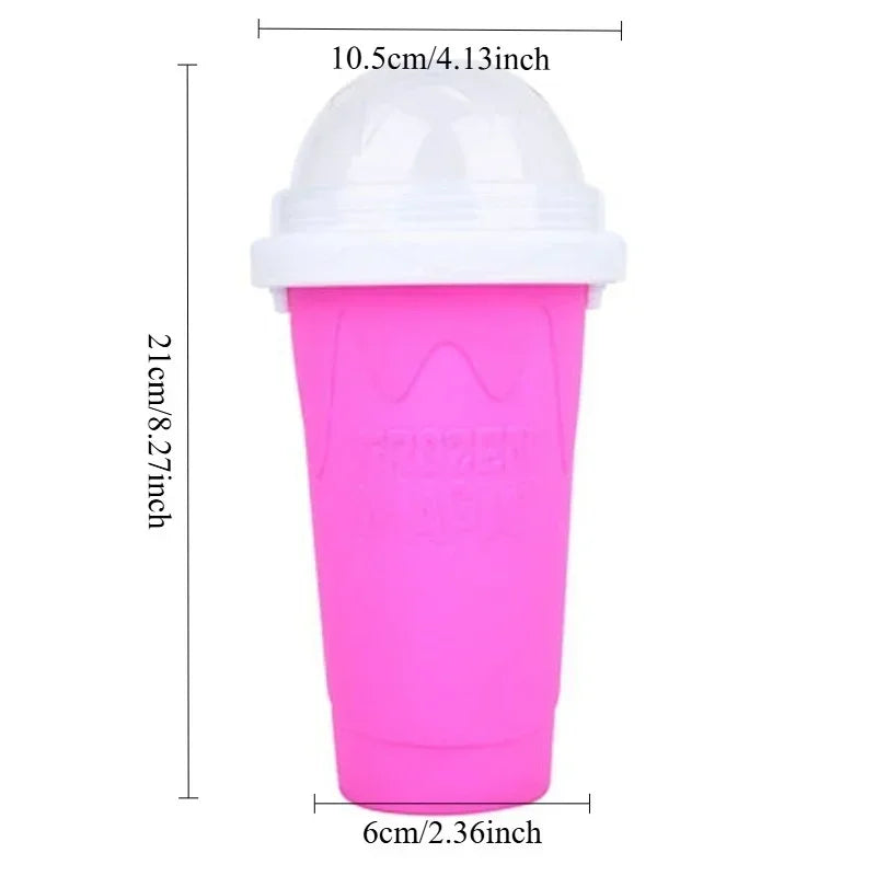 Smoothie Cups Shaking Cup Large Capacity Homemade Smoothies Juice Ice Cream Milkshake Squeeze Bottle Cooling Cup Kitchen Tools