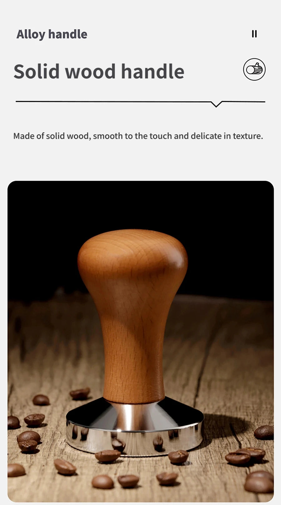 Coffee Barista Espresso Flat Tamper Base, Press Mat, Dosing Ring, Coffee Basket, Portafilter Holder, 58mm, 53mm, 51mm