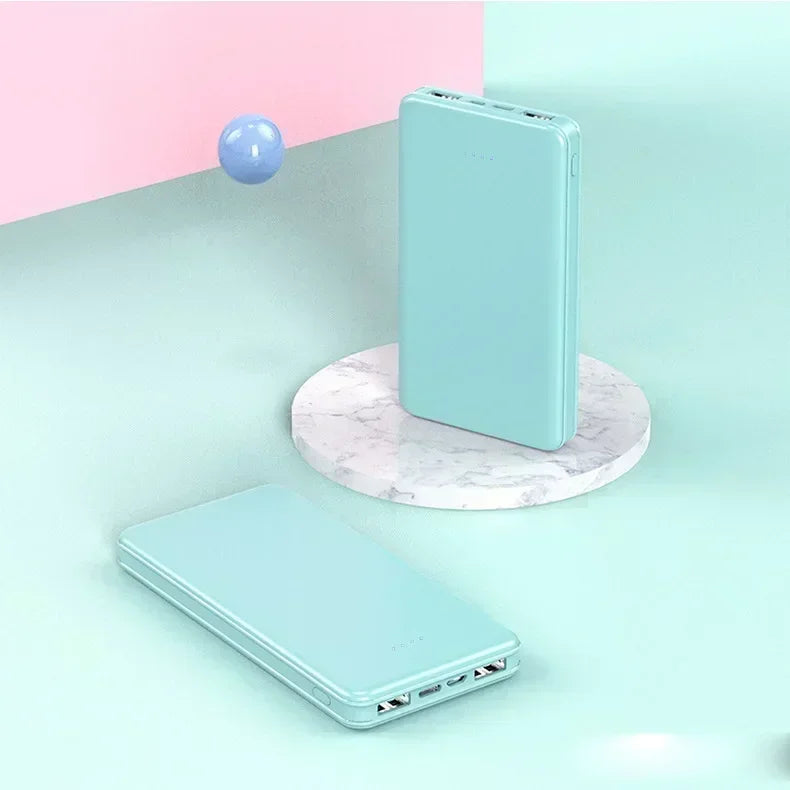 New Portable Power Bank 20000mAh Ultra Large Capacity 10W Super Fast Charger Dual Output Dual Input Design External Battery Pack