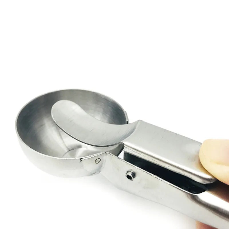 Stainless Steel Ice Cream Spoon Multifunctional Cream Spoon Fruit Spoon Round Ball Spoon Ball Digger