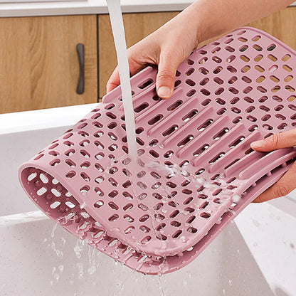 Sink Protectors for Kitchen Sink,Silicone Sink Mats for Bottom of Kitchen Sink Grid Accessory,Non-Slip Sink dish drying Mat
