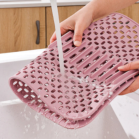 Sink Protectors for Kitchen Sink,Silicone Sink Mats for Bottom of Kitchen Sink Grid Accessory,Non-Slip Sink dish drying Mat