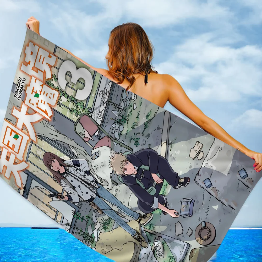 Anime Heavenly Delusion Cartoon Beach Towel Cute Kawaii Room Decor Bath Girls Children Hand Towels For Bathroom Shower