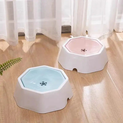 Anti-splash Water Bowl Dogs Drinker Slow Drinking Bowl Non-Wetting Mouth Anti-Overflow Water Feeding Dog Waterer Pet Accessories