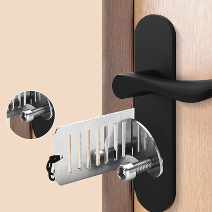 Portable Door Lock Hardware Safe Security Tool For Home Privacy Travel Hotel Anti Theft Anti Lock Home Hotel Door Blocking