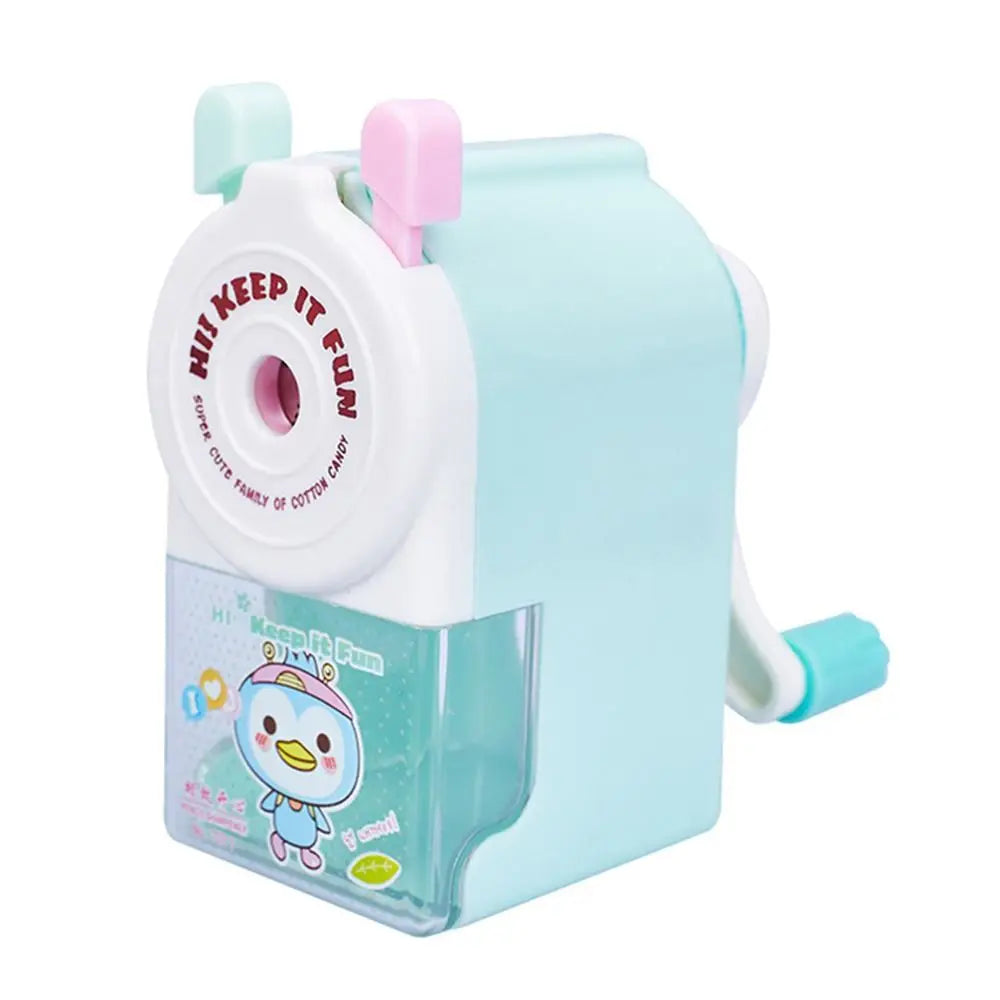 School Supplies Cartoon Animal Gift Pencil Sharpener Anti Sticking Lead Automatically Enters Lead Hand-cranked Mechanical Tool