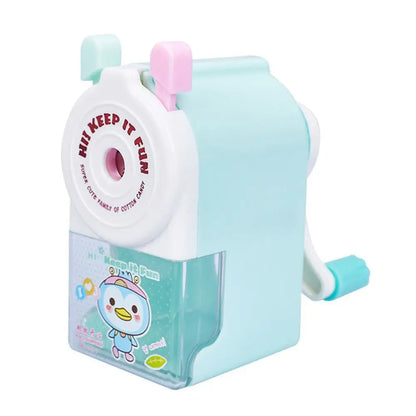 School Supplies Cartoon Animal Gift Pencil Sharpener Anti Sticking Lead Automatically Enters Lead Hand-cranked Mechanical Tool