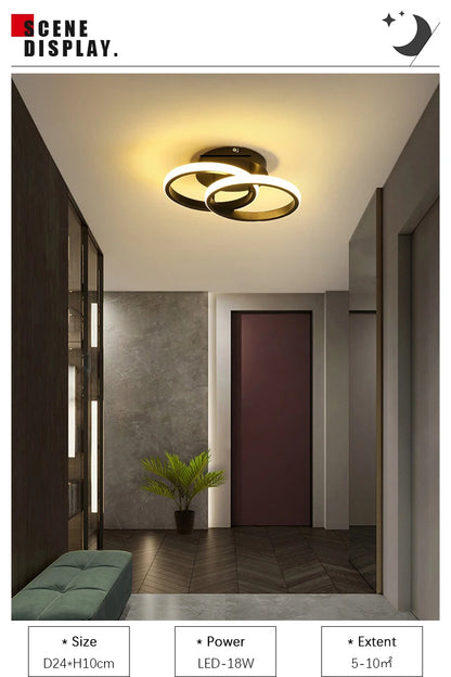 LED 20W Aisle Ceiling Light Modern Home Lighting LED Surface Mounted Bedroom Living Room Corridor Light Staircase Balcony Light