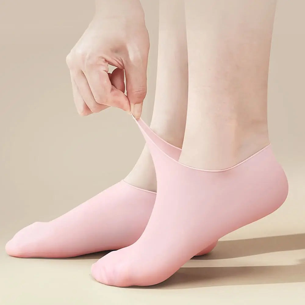 Repair Silicone Moisturizing Socks Remove Dead Skin Anti Cracking Skin Care Socks Pain Relief Exfoliating Foot Care Tool