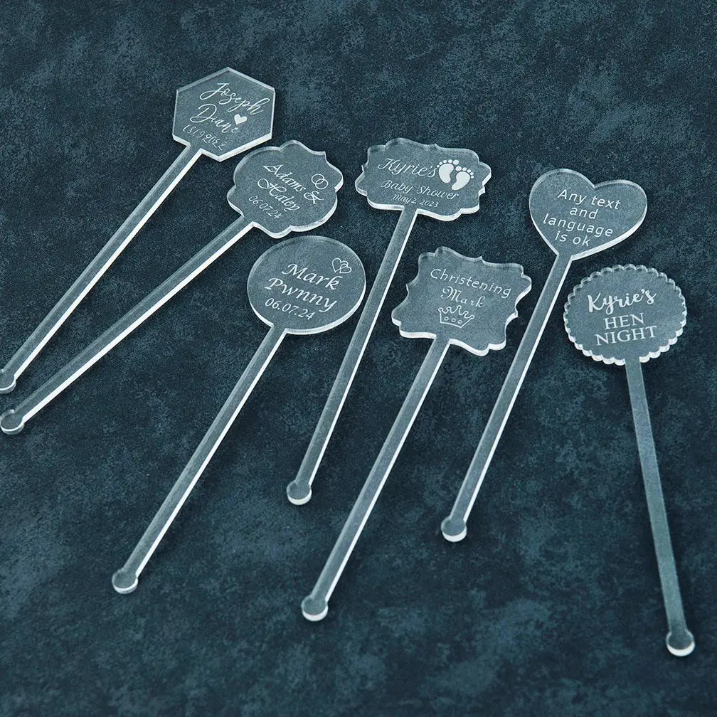 Personalized Drink Stirrers, Cocktail Stirrers, Baby Shower, Swizzle Stick, Bachelorette Party Decorations, Wedding Favor