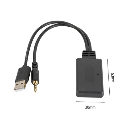 Universal Bluetooth-compatible Audio Cable Module Music Audio Adapter Car Electronics Accessories for 2RCA Interface Vehicles