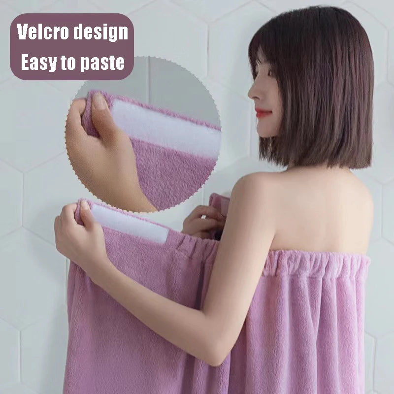 Womens Bath Towels Girls Wearable 135*80cm Fast Drying Bathing Beach Spa Bathrobes Wash Clothing Shower Bath And Gym Towel