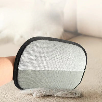 Pet Hair Removal Tool Reusable Static Removal Gloves, Double-Sided Grooming Gloves for Pets, Removes Pet Fur Hair for Carpets