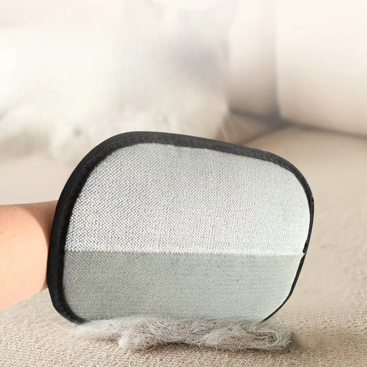 Pet Hair Removal Tool Reusable Static Removal Gloves, Double-Sided Grooming Gloves for Pets, Removes Pet Fur Hair for Carpets