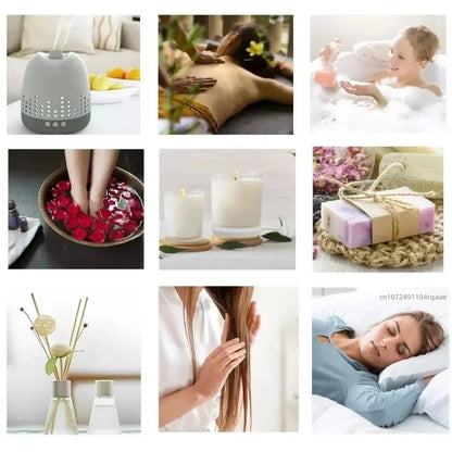 Natural Blue Lotus Essential Oil 2ml/Bottle High Quality for Decompression Deep Sleep Purifying Healing Skin Beauty