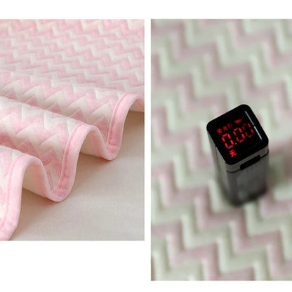 4Layer Waterproof Baby Diapering Changing Pad 70*50cm Ripple Pattern Crib Urine Mats Reusable Infant Toddler Bedding Accessories