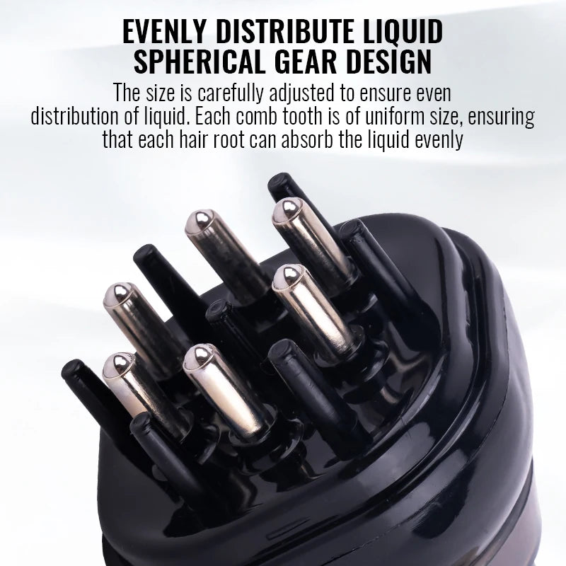 Scalp Applicator Liquid Comb For Hair Scalp Treatment Essential Oil Guiding Massager Brush Hair Growth Serum Oil Apply Device