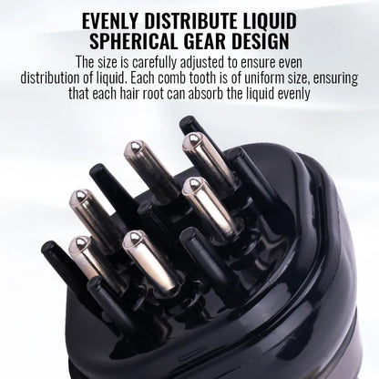 Scalp Applicator Liquid Comb For Hair Scalp Treatment Essential Oil Guiding Massager Brush Hair Growth Serum Oil Apply Device