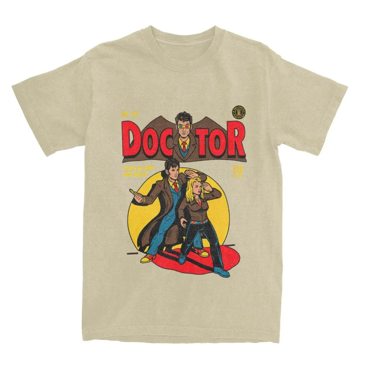 Mens T-Shirt Doctors Who T Shirts Harajuku Godfather Doctors Summer Tees Funny Loose Cotton Tops Plus Size 6XL