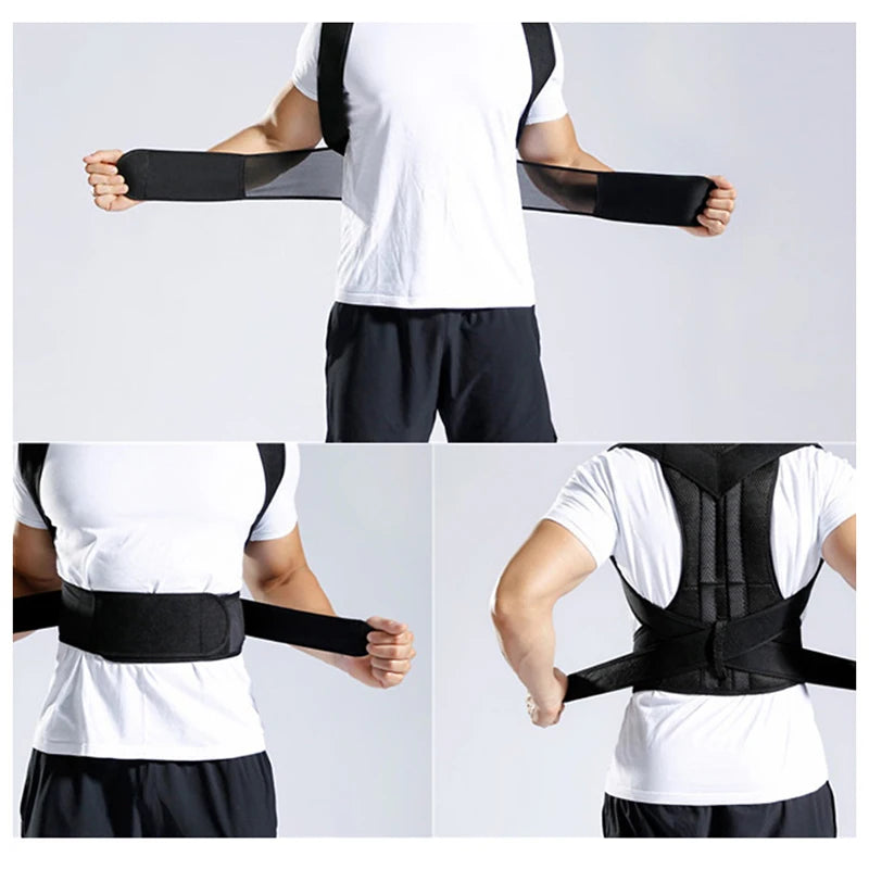 Posture Corrector for Men and Women Back Posture Brace Clavicle Support Stop Slouching and Hunching Adjustable Back Trainer