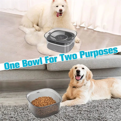 2L Dog Water Bowls Pet  Floating Drinking Bowls Cat Anti Wet Mouth Anti Splash Large Capacity Drinker For Small Mid Large Dog