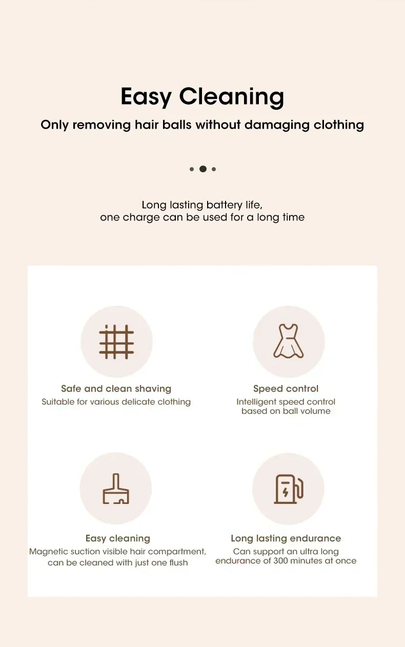 Household Hair Ball Trimmer Lint Remover For Clothes USB Electric Rechargeable Pellet Machine Lint Trimmer Fuzz Sweater Shaver