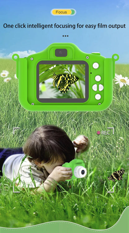 Xiaomi Children's Digital Camera Mini Camera Video Camera Small SLR Action Camera Cartoon Toy HD Dual Camera Photo Birthday Gift