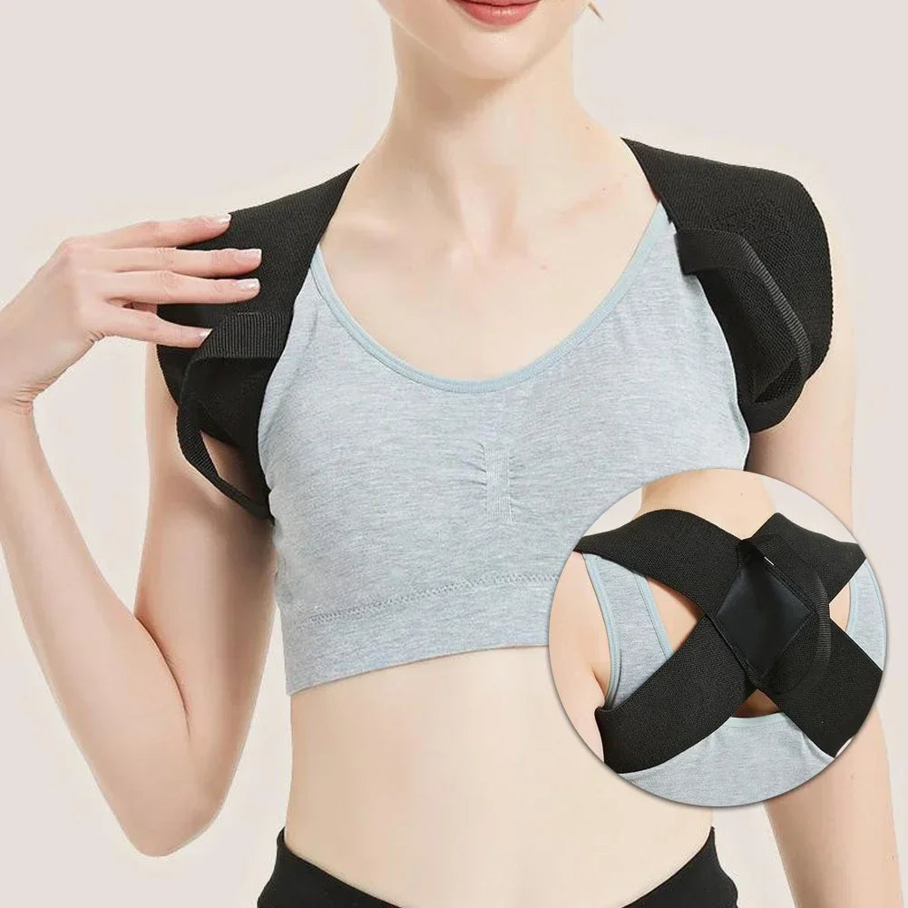 Posture Corrector for Women and Men, Adjustable Back Brace Shoulder Posture Brace, Back Straightener Posture Middle Upper Spine