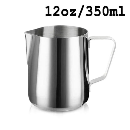Coffee Latte Milk Frothing Jug Milk Frother Pitcher Stainless Steel Jug Espresso Barista Pitcher Milk Pot Coffee Accessories