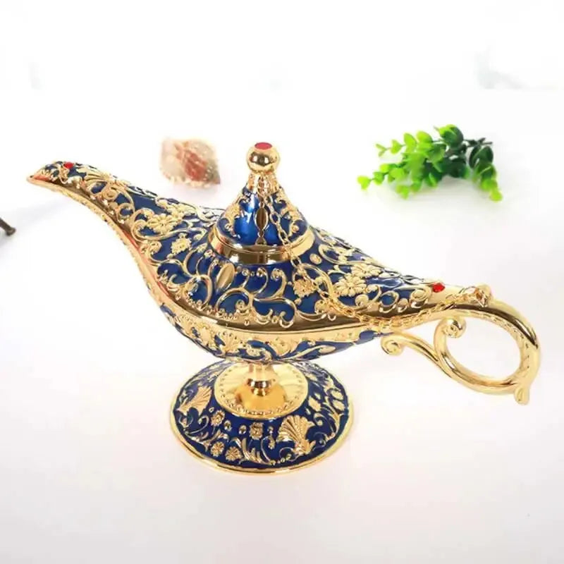Aladdin Lamp Decorative Ornament Large European Retro Home Decoration Metal Decoration Crafts Holiday Gift