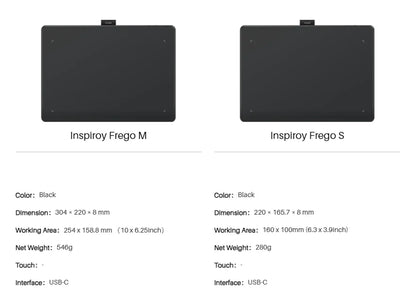 Huion Inspiroy Frego S Newest Graphics Tablet L310 Bluetooth Connectivity Wireless Drawing Tablet, 6.3x3.9 Inch Small Pen Tablet