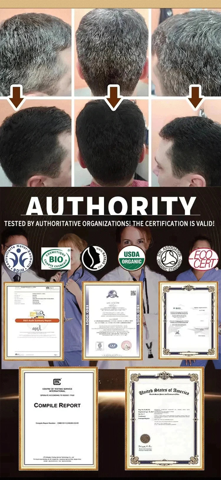 Anti Gray Hair Serum Remedy White Darkening Products